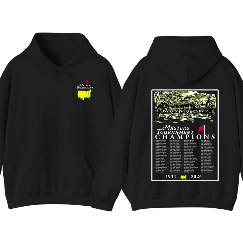 2026 Masters Tournament Augusta 92 Years Hoodie, Golf Tournament Hoodie, The Masters Golf Cup 2 Sided Hoodie, Gifts For Men, Gifts For Boyfriends, Golf Gifts