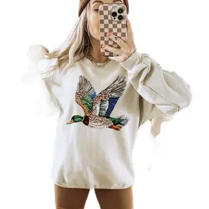 Faux bedazzled mallard Sweatshirt
