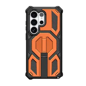 Heavy-Duty Tactical Samsung Galaxy Case with Magnetic Stand & Car Mount Compatibility
