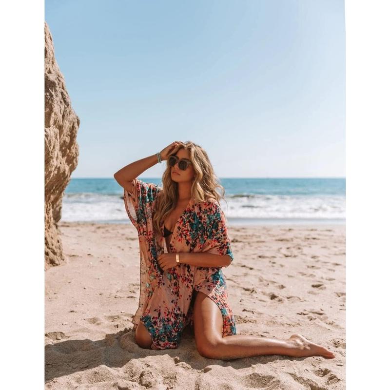 Bohemian Kimono Cardigan for Women Lightweight and Colorful Cover Up with Ethnic Prints Ideal for Beach Pool Holiday Timeless Style for Every Woman