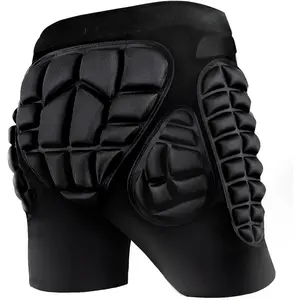 3D Protective Butt Pads Padded Shorts for Snowboard, Ski and Skate, Crash Pad Impact Gear, Protection for Tailbone, Hip, and Butt