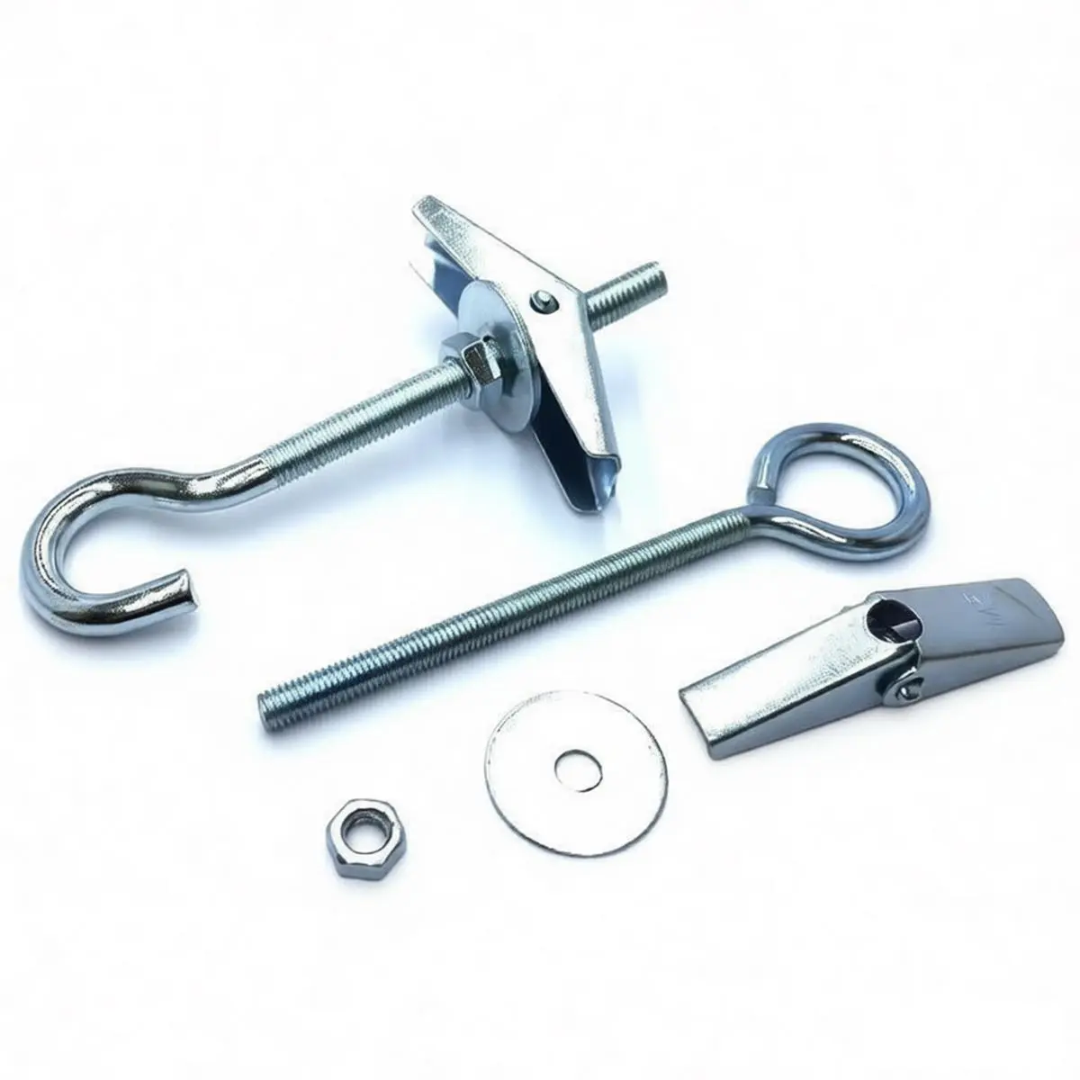 20-Piece Heavy Duty Toggle Bolts Kit with Wing Nuts, Screws, Drywall Hollow Wall Anchors - No Tools Required, Quick Installation, Versatile for Home Improvement, Shelves, Light Fixtures Tool