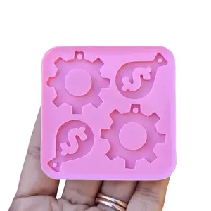 Gear Mold - Money Mold for Earrings - Pins - Jewelry Making Mold