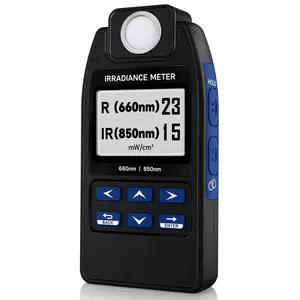 AH-DRNIR 660nm & 850nm Red/NIR Light Irradiance Meter – Professional Dual-Wavelength Radiometer