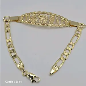 SEVEN POWERS beautiful bracelet gold-plated plain color 7"inches