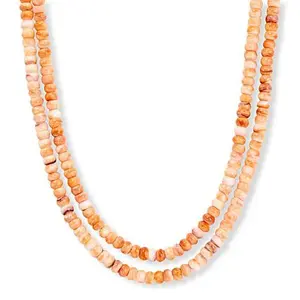 Mine Finds by Jay King Multicolor Lion's Paw Shell Bead 2-Strand Necklace