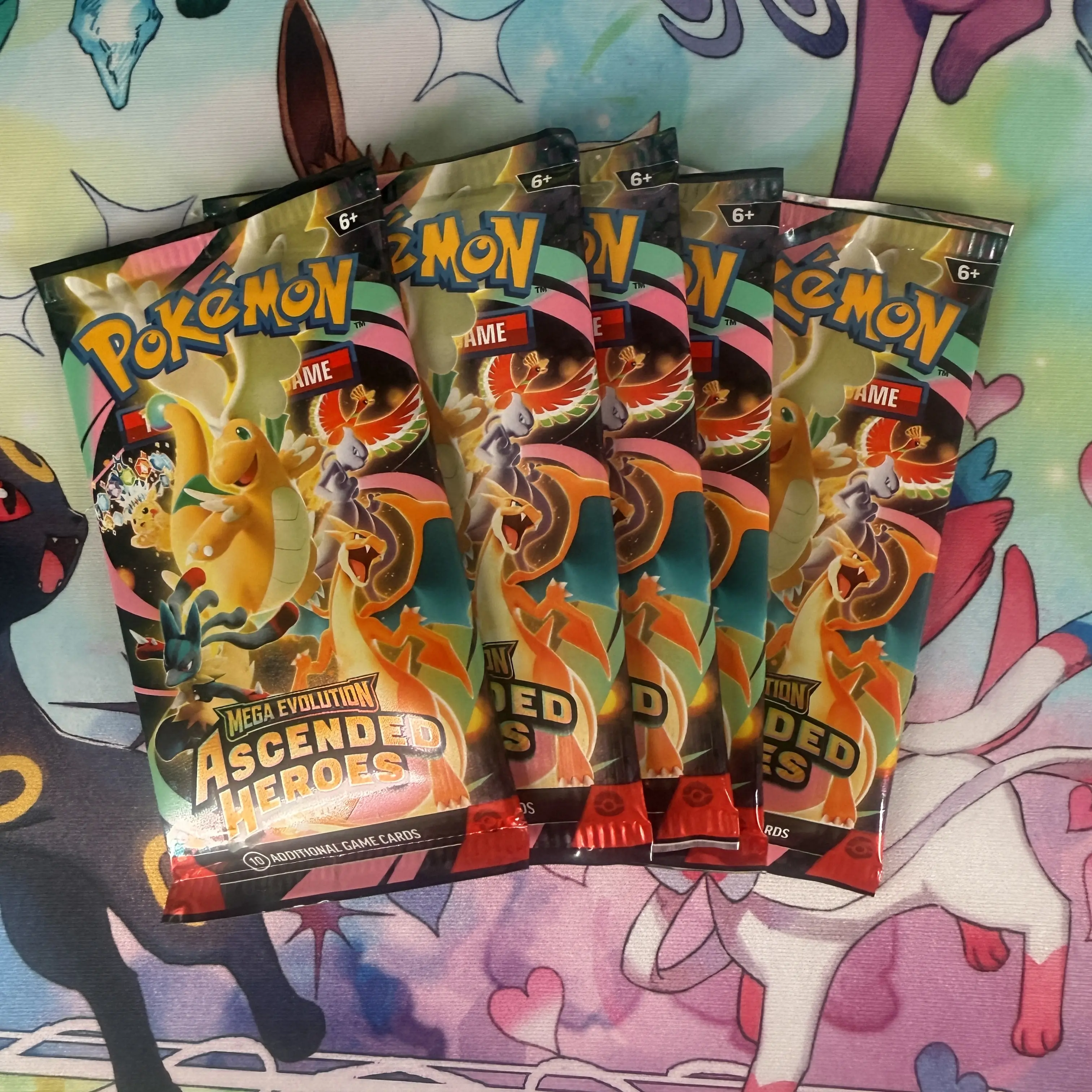 5 Ascended Heroes Booster Packs - Ripped Live, Cards and Collectables