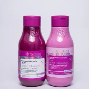 Menta Hair Hydrating Shampoo & Treatment with Hyaluronic Acid X550ml Moisturizing Formula for Nourished Hair Care Conditioner Frizz Cleansing Cleanser Moisturize Moisture Hydrate