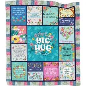 Get Well Gifts for Women, Inspirational Healing Blanket, Feel Better After Surgery Gifts, Soft Warm Hug Blanket Throw 60"x50"
