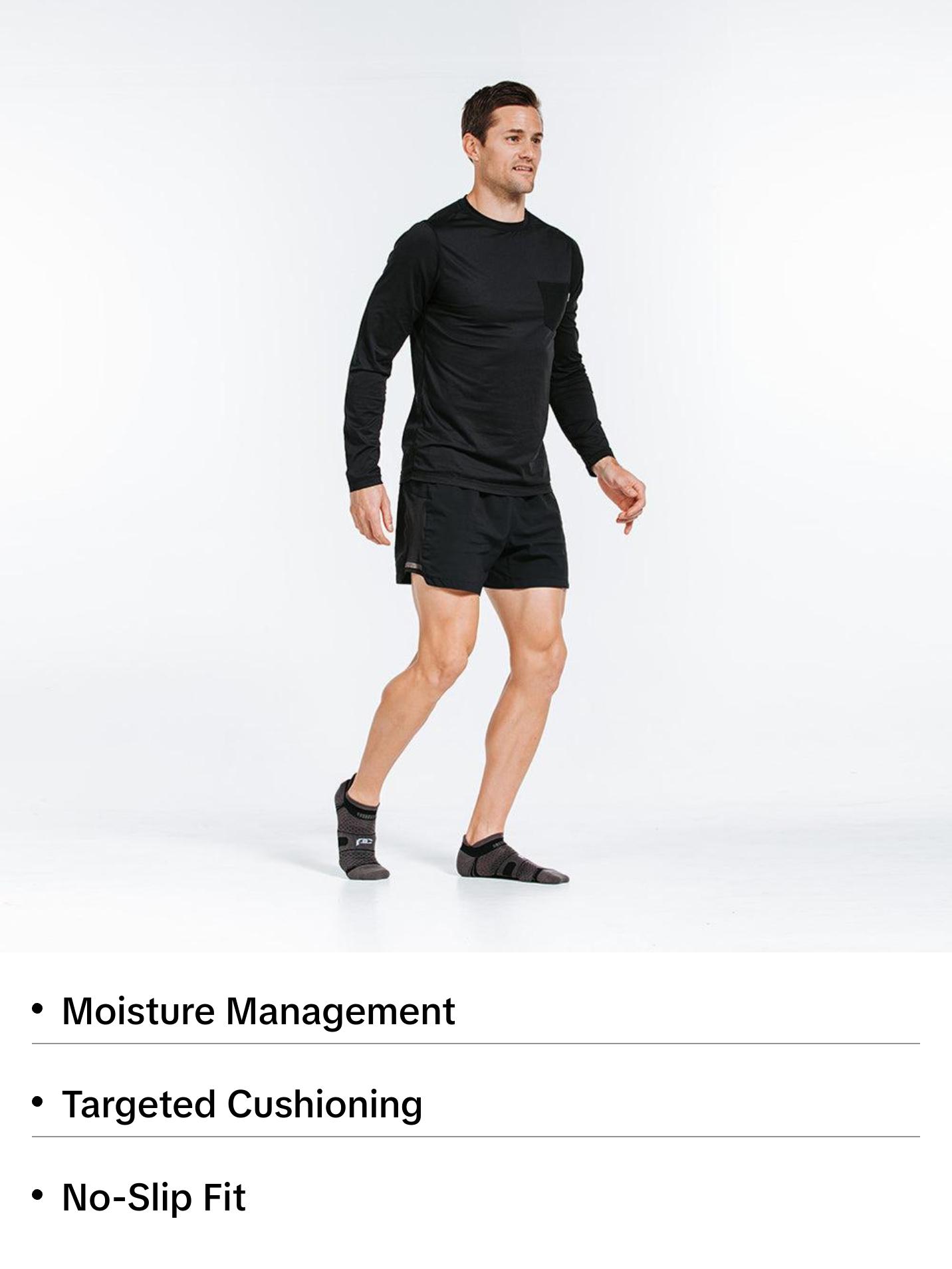 PC Runner, Grey with Black