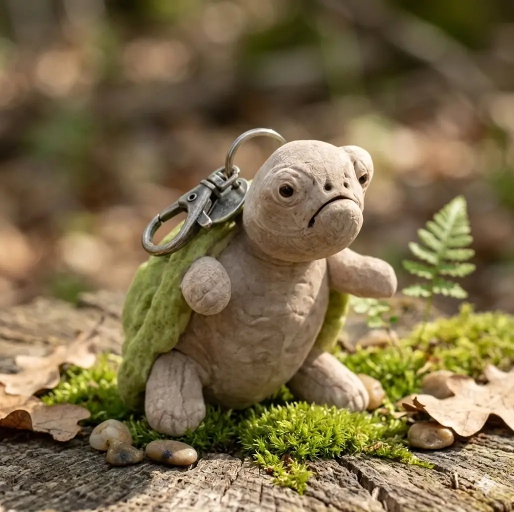 Timmy Turtle Bag Charm – Soft Plush Toy Keychain Best new
