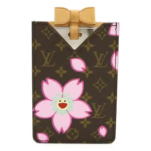 Pre-owned Louis Vuitton Canvas Small Leather Goods Monogram Compact Mirror
