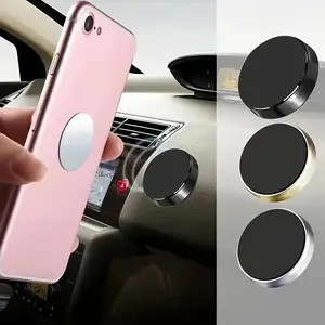 WXSHOLDER Set of Five Universal Magnetic Holders Strong Magnetism for Car Kitchen Bedroom Phone Mount Black 5Pcs Versatile Accessory