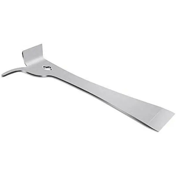Stainless Steel Polished Hive Scraper - 1 In-Sized Silver Single Tool, Essential Hand Tool for Beekeeping Hive Maintenance