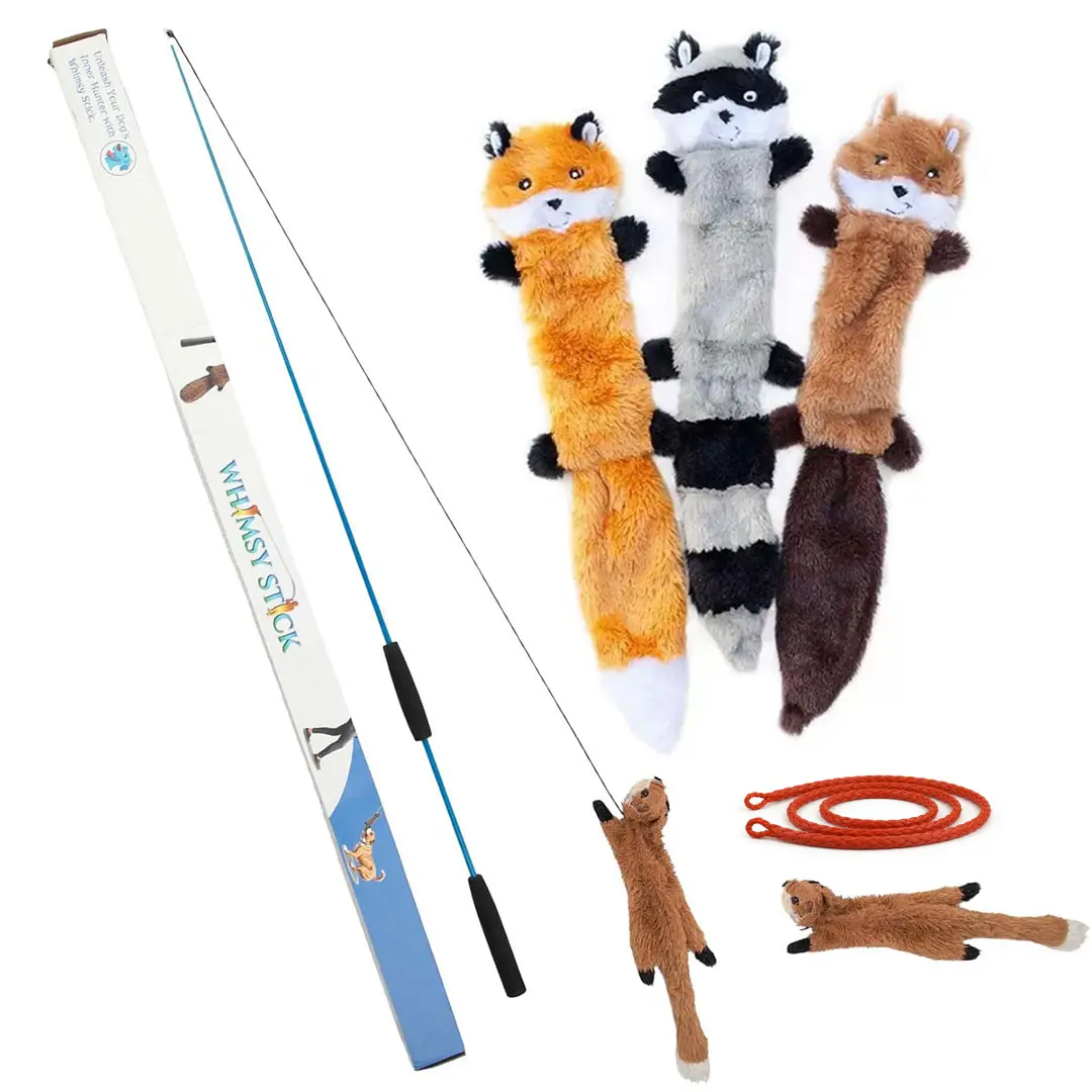 Whimsy Stick Rugged XL Pro Kit Flirt Pole for Dogs