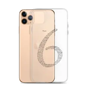 Psalm 6 Typography Clear Case for iPhone®
