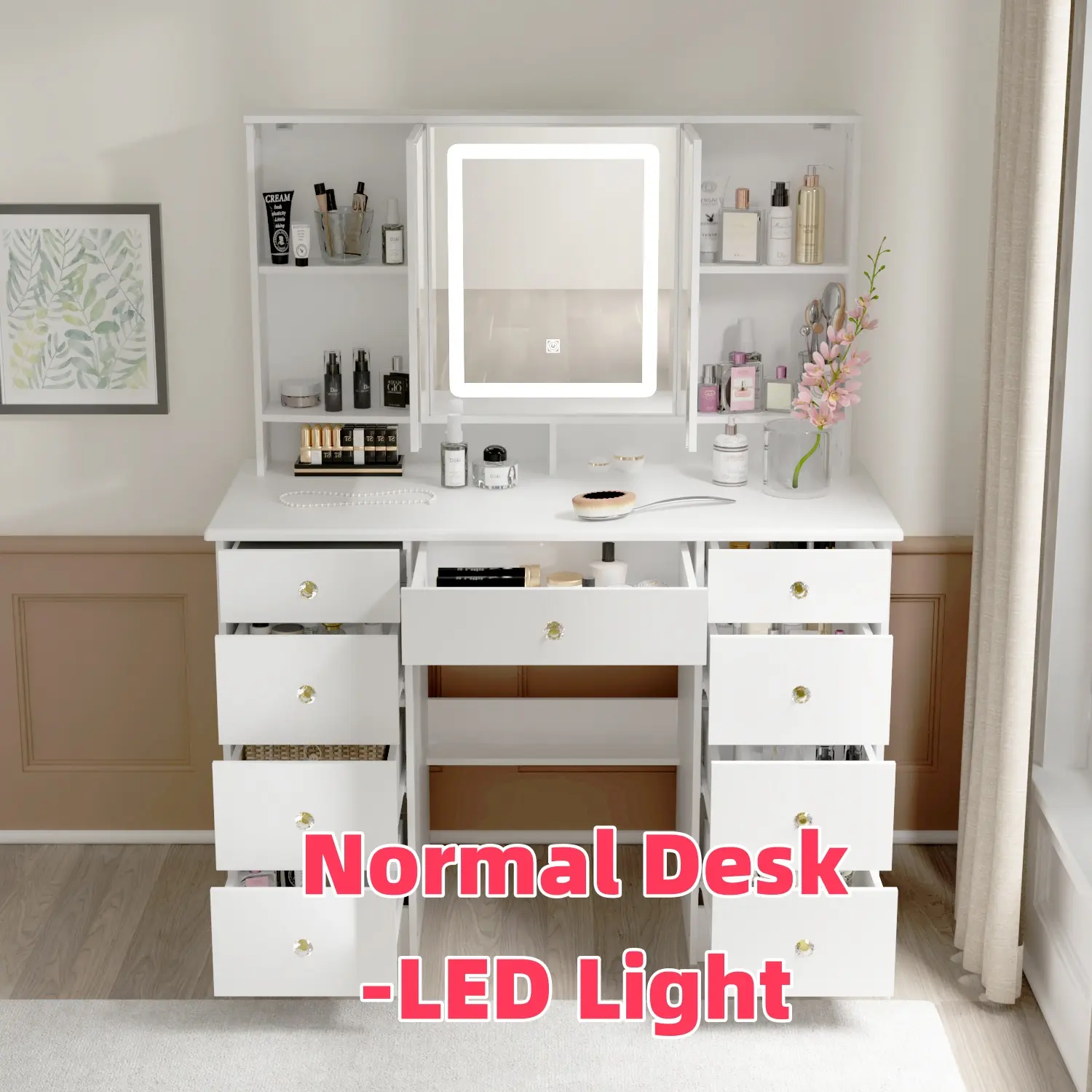 [01] Normal Desk-LED Light-White