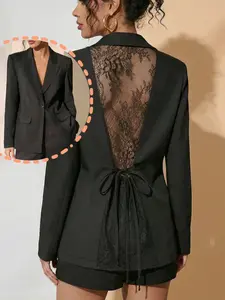 High-End Backless Suit Set for Women, New Arrival Office Date, Slimming Effect, Elegant and Stylish