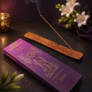 San Lázaro Tuberose Incense Sticks, Home Fragrance with Calming Aroma and Long-Lasting Scent
