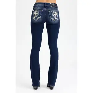 Raelyn Cross Bootcut Jeans