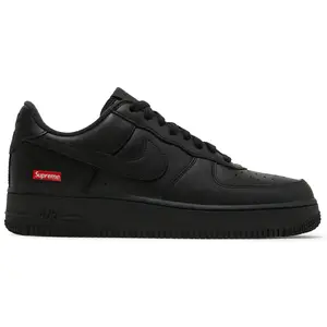 Nike Air Force 1 Low Supreme "Black" Men's Trainer Shoes High Top Shoes