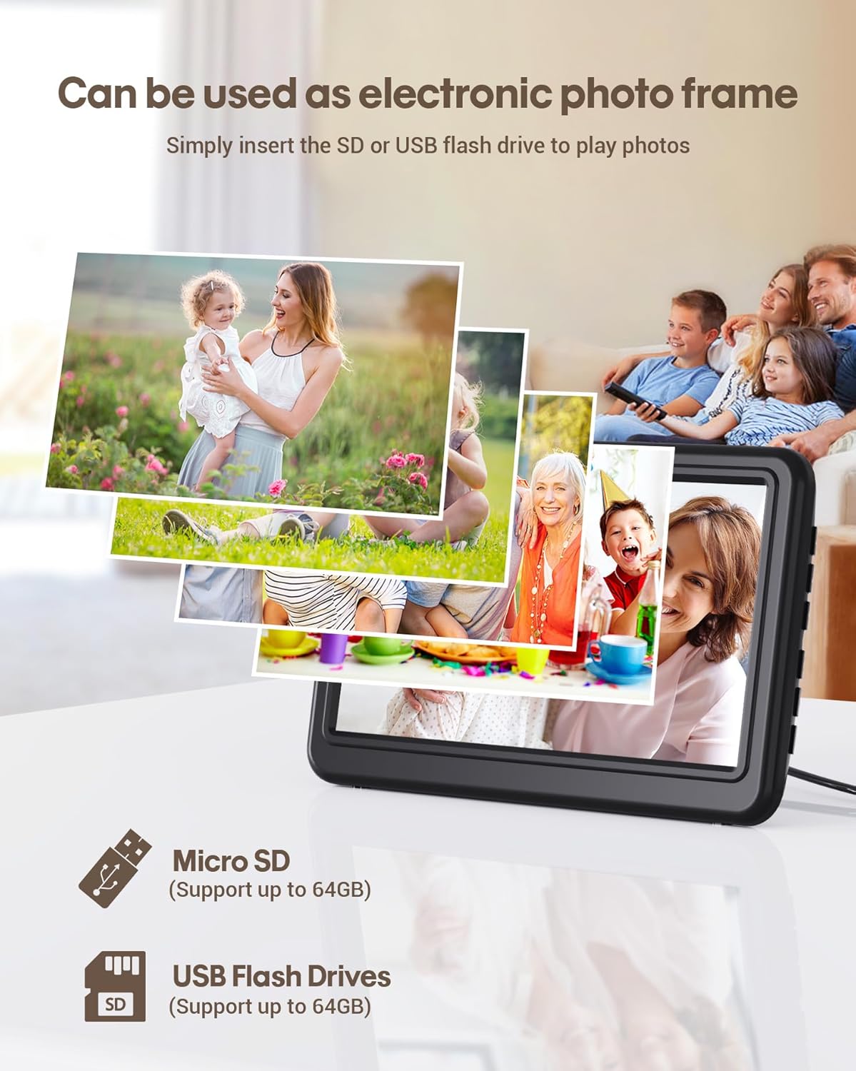 Clock with Day and Date for Elderly, 7" Large Display Digital Calendar Day Clock with 20 Custom Alarms and Medicine Reminders, Dimmable Dementia Alzheimers Clocks for Seniors, Black (Ac Powered) Clock with Day and Date for Elderly, 7" Large Display Digital Calendar Day Clock with 20 Custom Alarms and Medicine Reminders, Dimmable Dementia Alzheimers Clocks for Seniors, Black (Ac Powered)