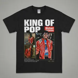 Michael Jackson Beat It Graphic T-Shirt, King of Pop Music Fan Tee, Vintage Style Gift for Music Lovers