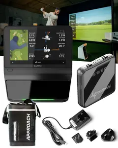 Garmin Approach R50 Premium Golf Launch Monitor and Simulator with Wearable4U Bundle