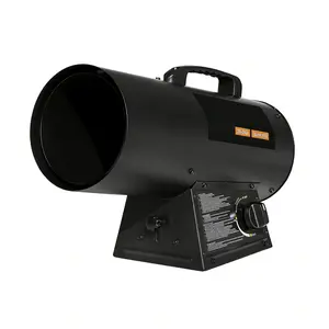 60,000 BTU Forced Air Propane Heater, 10 ft Hose with Regulator Included， Portable Heater for work, Jobsite, Garage, and Construction Sites, ZBG60A