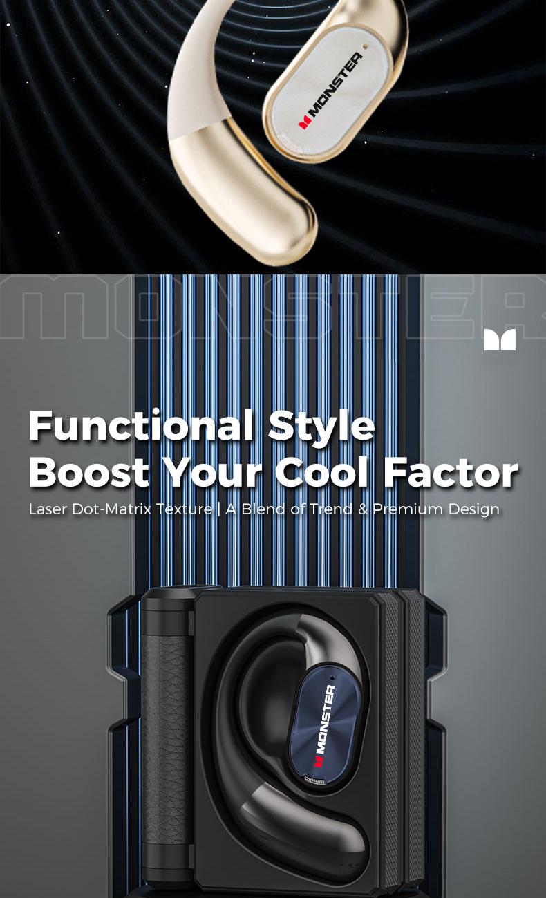 Monster Ear Buds - Headphones Bluetooth with Dual-Fold Design, Noise Isolation - 145H Playtime Wireless Earbuds Bluetooth 6.0, IPX5 Waterproof & Sweatproof Wireless Headphones, Headset Ideal Traveling Gadgets & Electronic Gifts for Men and Women Monster Ear Buds - Headphones Bluetooth with Dual-Fold Design, Noise Isolation - 145H Playtime Wireless Earbuds Bluetooth 6.0, IPX5 Waterproof & Sweatproof Wireless Headphones, Headset Ideal Traveling Gadgets & Electronic Gifts for Men and Women