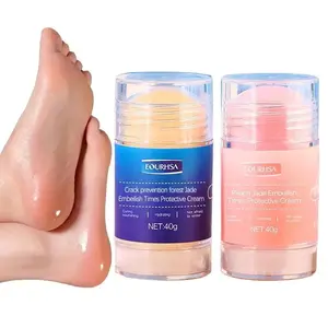 Foot Care Cream Set, Anti-Crack Moisturizing Foot Balm, Softening, Smooth Feet, Nourishing & Hydrating, for Dry Cracked Feet, Removes Dead Skin, 2 Pieces
