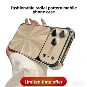 New iP17PROMAX16promax Four-Corner Shockproof CD Pattern 15plus Phone Case 14 Shockproof 13pro Fashionable Personalized Shockproof Airbag Anti-Shock Protective Cover for iPhone 13pro