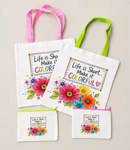 Life is Short Tote bag Set