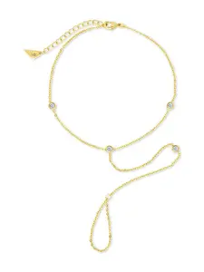 Sylvia CZ Chain Toe Anklet