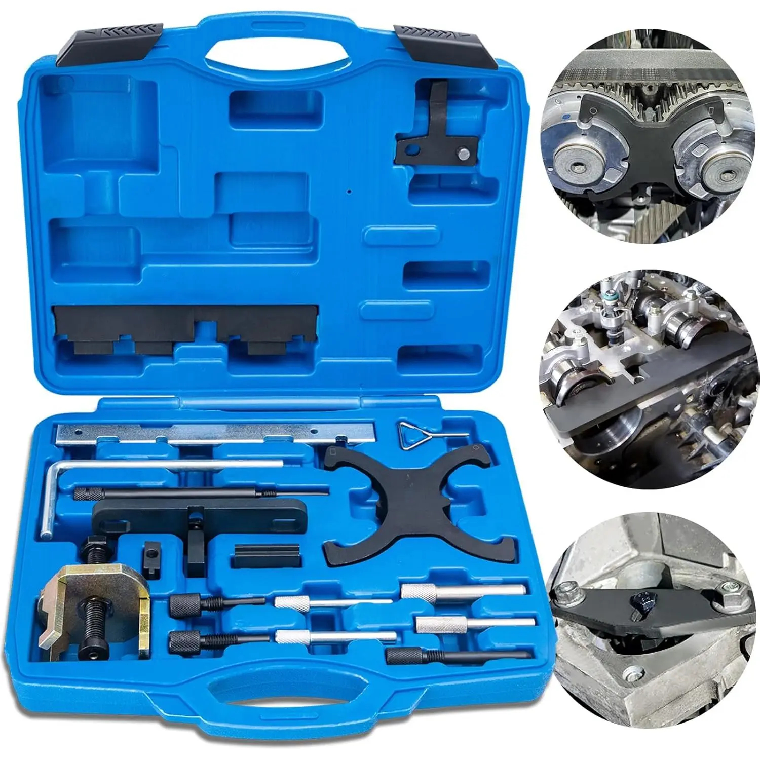 1.5 1.6 Timing Tool Kit Compatible with Ford Fiesta Fusion Escape Mazda 1.4 1.6 1.8 2.0 Di/TDCi/TDDi ECOBOOST 1.6 Ti-VCT 1.5 1.6 VVT 2.5L Engine Timing Tool, Camshaft Flywheel Locking Tools 303-1097