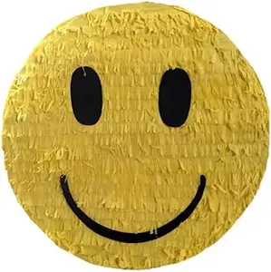 APINATA4U 16" Smiley Face Emoticon Pinata - Spread Joy and Fun with this Vibrant Party Delight!