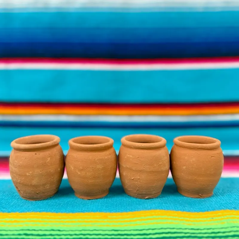 Mini Cantarito Shot Glasses- Set of 4