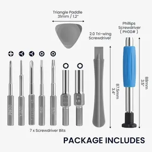 Repair Tool Kit Screwdriver for Nint NES SNES N64 Sega Set Game Boy Consoles
