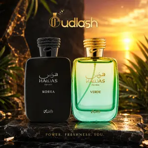 Rasasi Hawas Kobra + Verde Multi-Pack Unisex Wear Alcohol Base Eau De Parfum, 3.4oz-100ML, Fresh Lemon-Citrus & Aromatic Notes