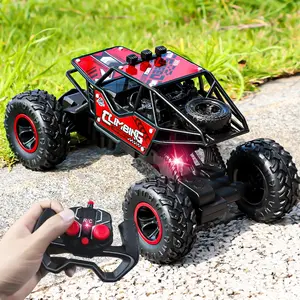 2.4g Remote Control Off-Road Alloy Car, Remote Controlled Car, Outdoor Sand Climbing Electric Toy Vehicle, Perfect Gift for Boys & Students, Includes Aa Batteries