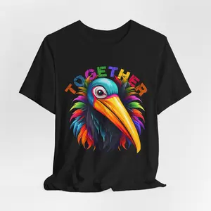Bird Lovers T-shirt, Vibrant Graphic Pet Lovers Colorful Bird art Tee, gift for