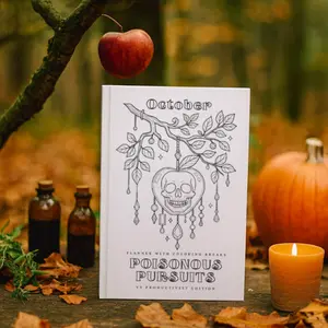 October Planner - Poisonous Pursuits vs Productivity- Storybook Journeys - Paperback