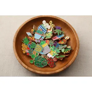 Plant Enamel Pins