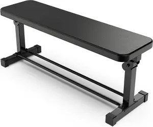 Extended Flat Weight Bench, Extra Long Workout Bench for Weightlifting and Strength Training, 1000lbs Capacity, Home Gym Equipment