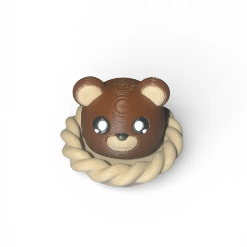 3D Printed Teddy Pie Fidget Clicker