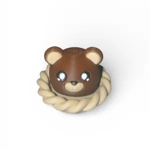 3D Printed Teddy Pie Fidget Clicker