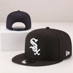 New Era High Quality White Sox Caps MLB Collection – NY Yankees & LA Dodgers Fitted Hat, Durable Cotton Baseball Cap, Flat Brim Gorra, Gorras Urbanas Hombre Mujer, Estilo Callejero, Deportes, Regalo Ideal Fans MLB