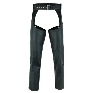 Velex™ Unisex  leather motorcycle chaps