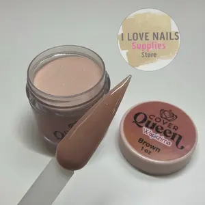 Brown 1 oz Acrylic Polymer Powder WAPIZIMA