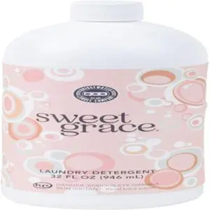 Sweet grace 32 oz laundry detergent liquid highly scented luxury laundry experience deep cleaning and powerfully fragranced